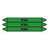 Značení potrubí, voda,3 ks, 355 × 37 mm